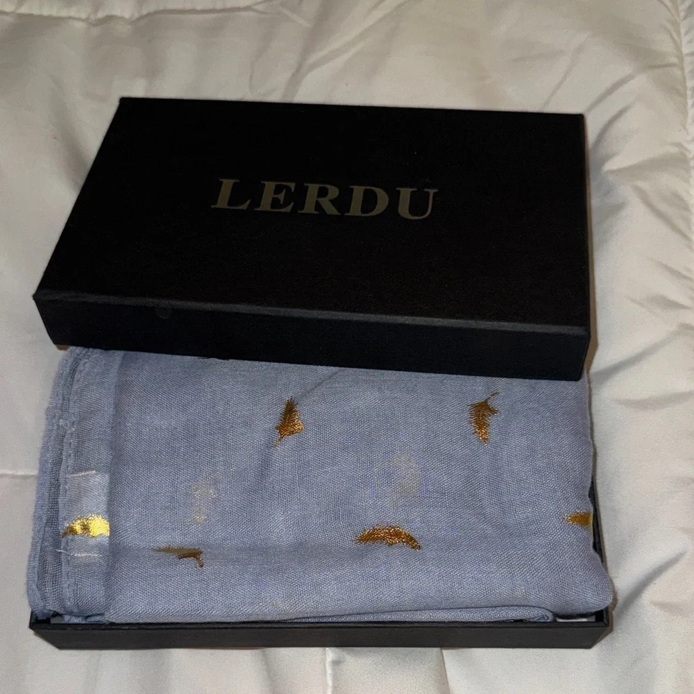 Blue and Gold Women's Scarf